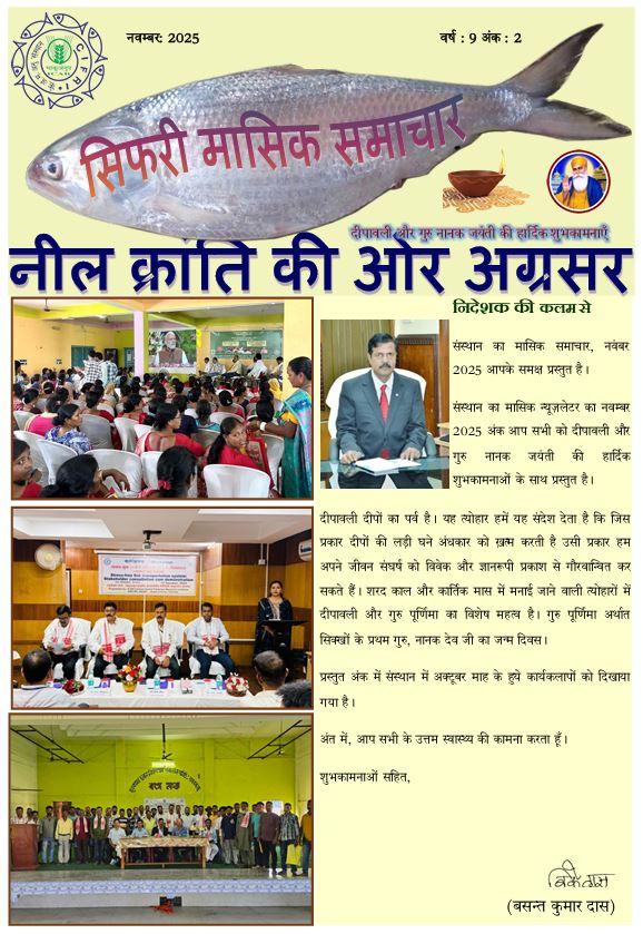 सिफारी मासिक समाचार नवम्बर